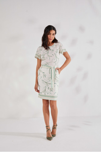 27671 - SAIA RETA SARJA ESTAMPADA LOCALIZADA 55CM