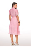 2771 - VESTIDO ROSE COM RENDA ROW-AN 2771 - VESTIDO ROSE COM RENDA ROW-AN