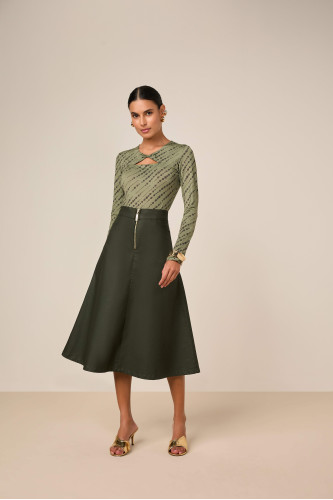 27712VD - SAIA RESINADA SEMI GODE VERDE 80CM