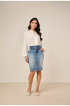 27895 - SAIA TRADICIONAL 3 CÓS JEANS 62CM