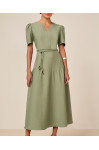 27849 VESTIDO GODE ALFAIATARIA DE VISCOSE COM CORDÃO 130CM 27849 VESTIDO GODE ALFAIATARIA DE VISCOSE COM CORDÃO 130CM