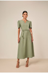 27849 VESTIDO GODE ALFAIATARIA DE VISCOSE COM CORDÃO 130CM 27849 VESTIDO GODE ALFAIATARIA DE VISCOSE COM CORDÃO 130CM