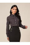 27871 - CAMISA CREPE ESTAMPADO 27871 - CAMISA CREPE ESTAMPADO