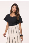 27935PT-BLUSA ALFAIATARIA DE VISCOSE PRETO 27935PT-BLUSA ALFAIATARIA DE VISCOSE PRETO