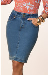 27970-SAIA TRADICIONAL JEANS 2 BOTÕES 55CM