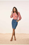 27970-SAIA TRADICIONAL JEANS 2 BOTÕES 55CM
