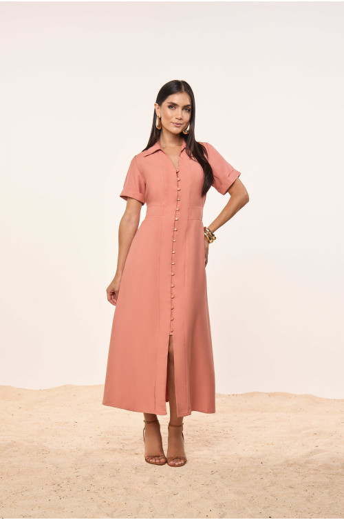 28009-CHEMISE ALFAIATARIA DE VISCOSE TELHA SUAVE 125CM 28009-CHEMISE ALFAIATARIA DE VISCOSE TELHA SUAVE 125CM