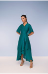 28095 - VESTIDO COM TRANSPASSE VERDE