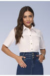 28150 - CAMISA DE TRICOLINE BRANCA 28150 - CAMISA DE TRICOLINE BRANCA