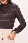 T-SHIRT MANGA LONGA ESTAMPADA 