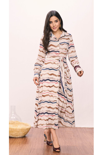CHEMISE DE CREPE ESTAMPADO 130CM 