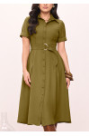 CHEMISE ALFAITARIA DE VISCOSE VERDE 120CM 