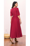 VESTIDO DE CREPE PLISSADO 130CM VESTIDO DE CREPE PLISSADO 130CM