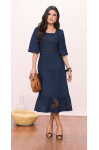 VESTIDO JEANS BORDADO 120CM 