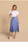 28394 - SAIA EVASE JEANS C/RECORTES 70CM TITANIUM 28394 - SAIA EVASE JEANS C/RECORTES 70CM TITANIUM