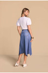 28394 - SAIA EVASE JEANS C/RECORTES 70CM TITANIUM 28394 - SAIA EVASE JEANS C/RECORTES 70CM TITANIUM