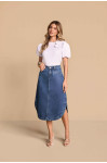 28277 - SAIA EVASE JEANS BARRA ARREDONDADA 55/75CM