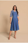 28283 - SALOPETE JEANS C/RECORTES 120CM TITANIUM