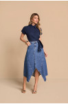 28284 - SAIA EVASE JEANS C REC. E ABER. 80CM TITANIUM