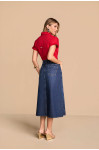 28317 - SAIA EVASE JEANS C/REC 80CM TITANIUM