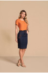 28307 - BLUSA ALFAIATARIA VISCOSE ABOBORA TITANIUM