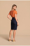28377 - SAIA TRAD. JEANS C/2 BOTOES E BORD. 55CM TITANIUM 28377 - SAIA TRAD. JEANS C/2 BOTOES E BORD. 55CM TITANIUM