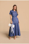 28332 - VESTIDO JEANS COM BOTOES 130CM TITANIUM 28332 - VESTIDO JEANS COM BOTOES 130CM TITANIUM