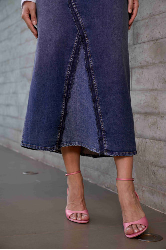 28448 - SAIA EVASE LONGA JEANS TITANIUM 