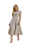 4689.10 VESTIDO OFF WHITE D'azul