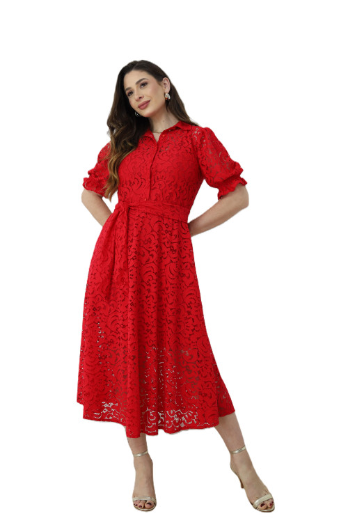 4691.34 VESTIDO VERMELHO D'azul 