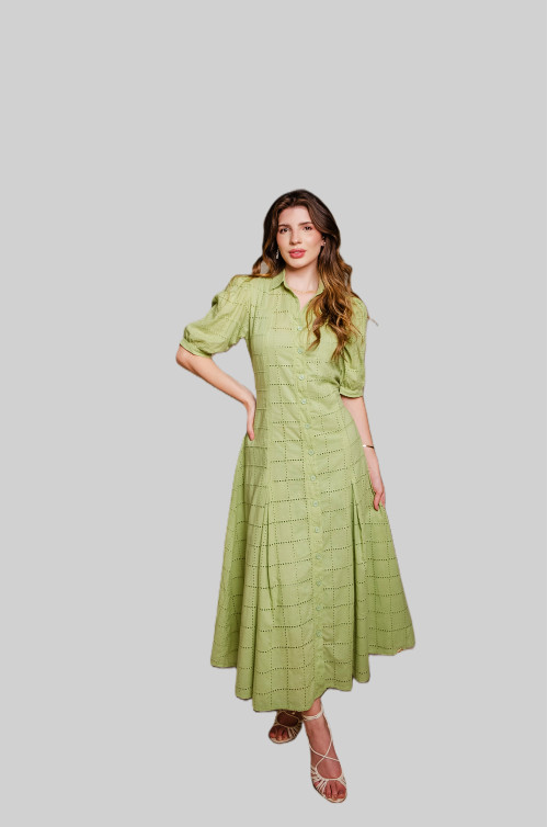 4727.64 VESTIDO VERDE D'AZUL