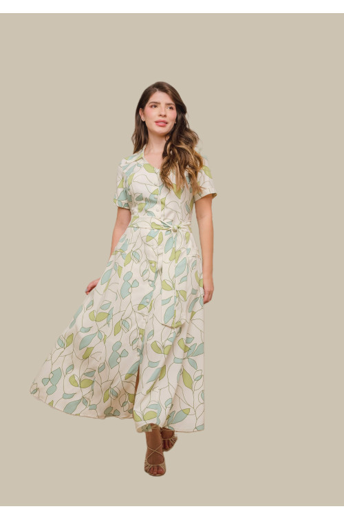 4801.64 VESTIDO ESTAMPADO D'azul 4801.64 VESTIDO ESTAMPADO D'azul