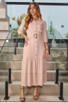 4855.92 VESTIDO COM CINTO E FIVELA - ROSE