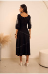 4894.84 VESTIDO LONGO COM DECOTE D'AZUL 