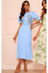 4909.80 VESTIDO AZUL ISIS FLORAL D'AZUL 