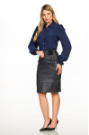 5461 - SAIA CHANEL AZUL PETROLEO ROW-AN