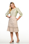 5538 - SAIA CHANEL COM BORDADO ROW-AN 5538 - SAIA CHANEL COM BORDADO ROW-AN