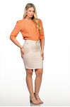 5568 - SAIA SECRETARIA COM BORDADO OFF WHITE 5568 - SAIA SECRETARIA COM BORDADO OFF WHITE