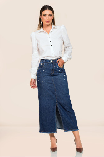 5598 - SAIA MAX MIDI COM PEDRARIA ROW-AN 