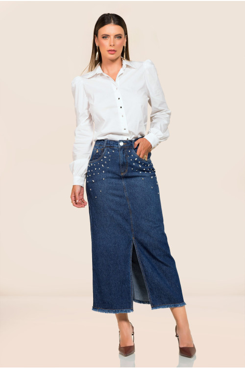 5598 - SAIA MAX MIDI COM PEDRARIA ROW-AN 5598 - SAIA MAX MIDI COM PEDRARIA ROW-AN