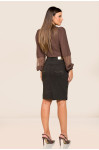 5615 - SAIA CHANEL PRETA ROW-AN 5615 - SAIA CHANEL PRETA ROW-AN