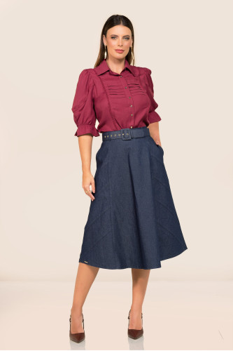 5617 - SAIA JEANS MAXI MIDI ROW-AN 
