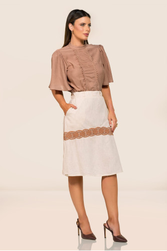 5648 - SAIA CHANEL LINHO COM DETALHE ROW-AN 