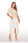 5662 - SAIA MAX MIDI OFF WHITE ROW-AN 