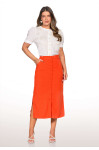 5690 - SAIA MAXI MIDI LARANJA ROW-AN