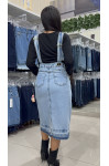 57186.006 JARDINEIRA JEANS 100CM JEANS IMPERIO 57186.006 JARDINEIRA JEANS 100CM JEANS IMPERIO