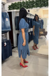 21130 - VESTIDO BORDADO JEANS ILLUSYON