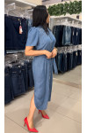 21130 - VESTIDO BORDADO JEANS ILLUSYON