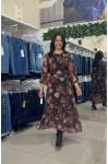 4871.99 VESTIDO EM TULE ESTAMPADO 