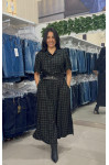 21126 -  VESTIDO LONGO XADREZ ILLUSYON 